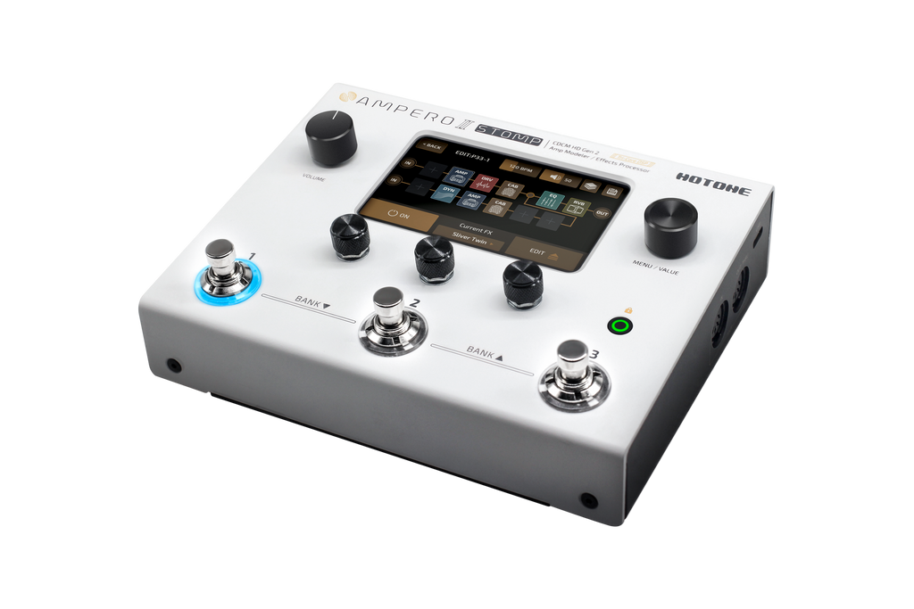 Hotone Ampero Stomp II  Amp Modeler & Effects Processor