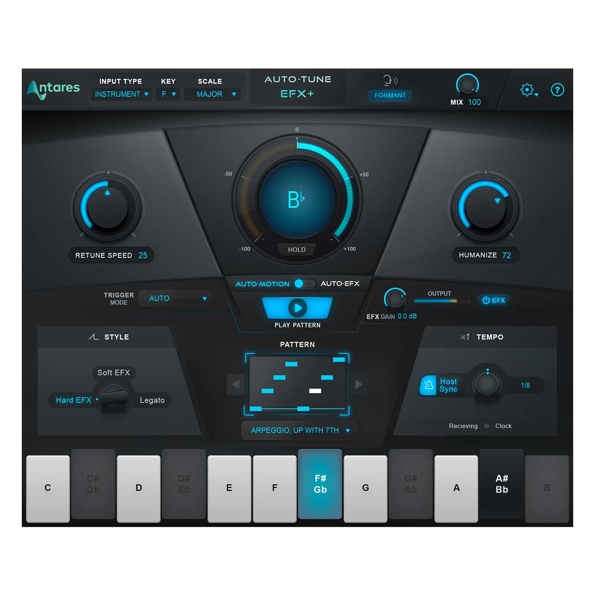 Antares Auto-Tune EFX+ 10 with 1 year subscription to Auto-tune producer (Software)