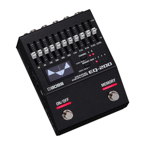 BOSS EQ-200 Graphic Equalizer Pedal Angle
