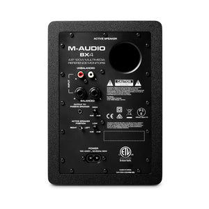 M-Audio BX4 BT 4.5” Black Kevlar® 120-Watt Multimedia Reference Monitors - PAIR