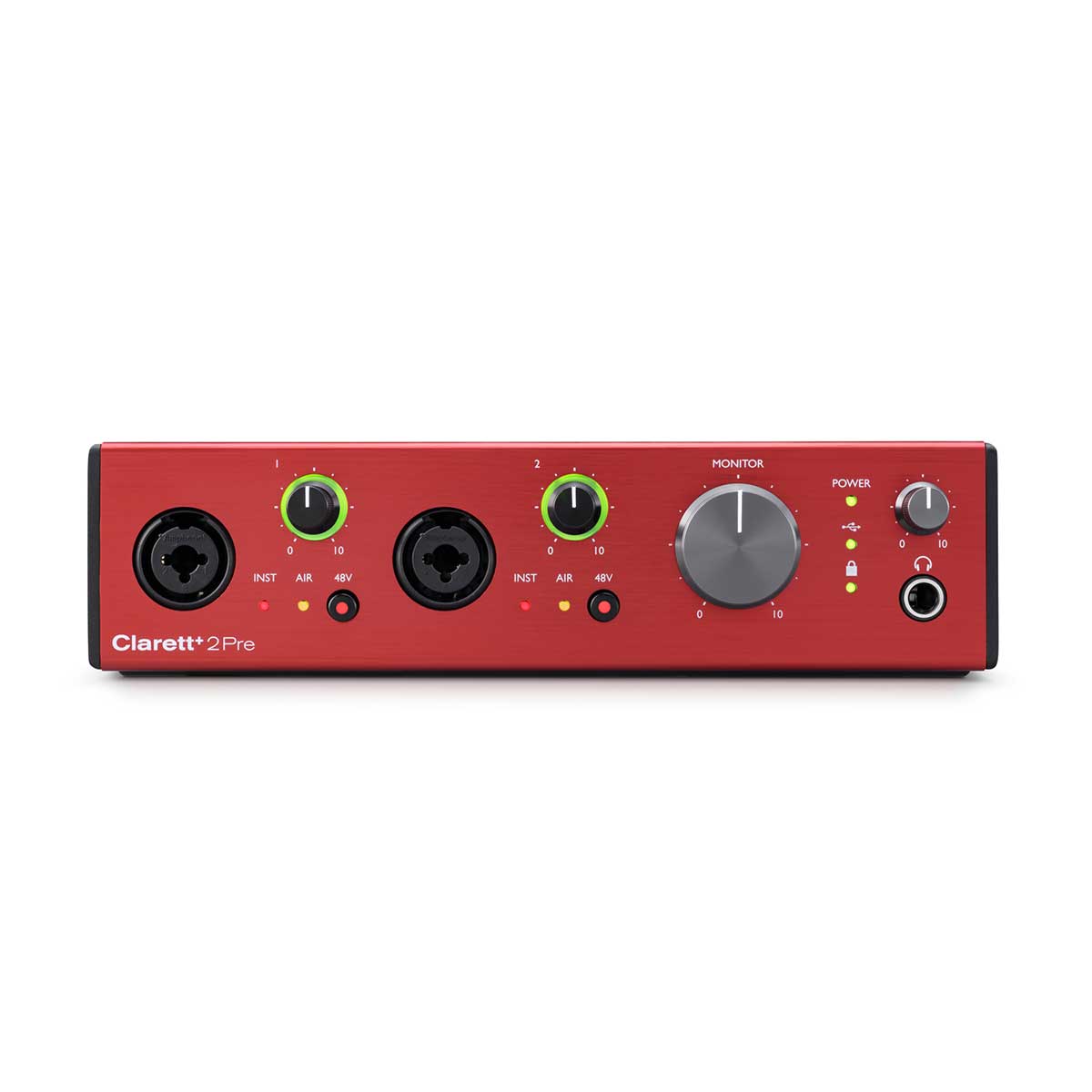Focusrite Clarett + 2Pre 10 In / $ Out USB-C Audio Interface