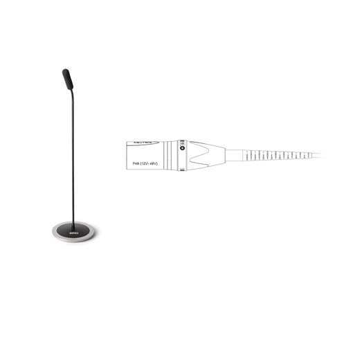 DPA Microphones 4098 CORE Supercardioid Table top Mic, 43 cm, Black, XLR,P48