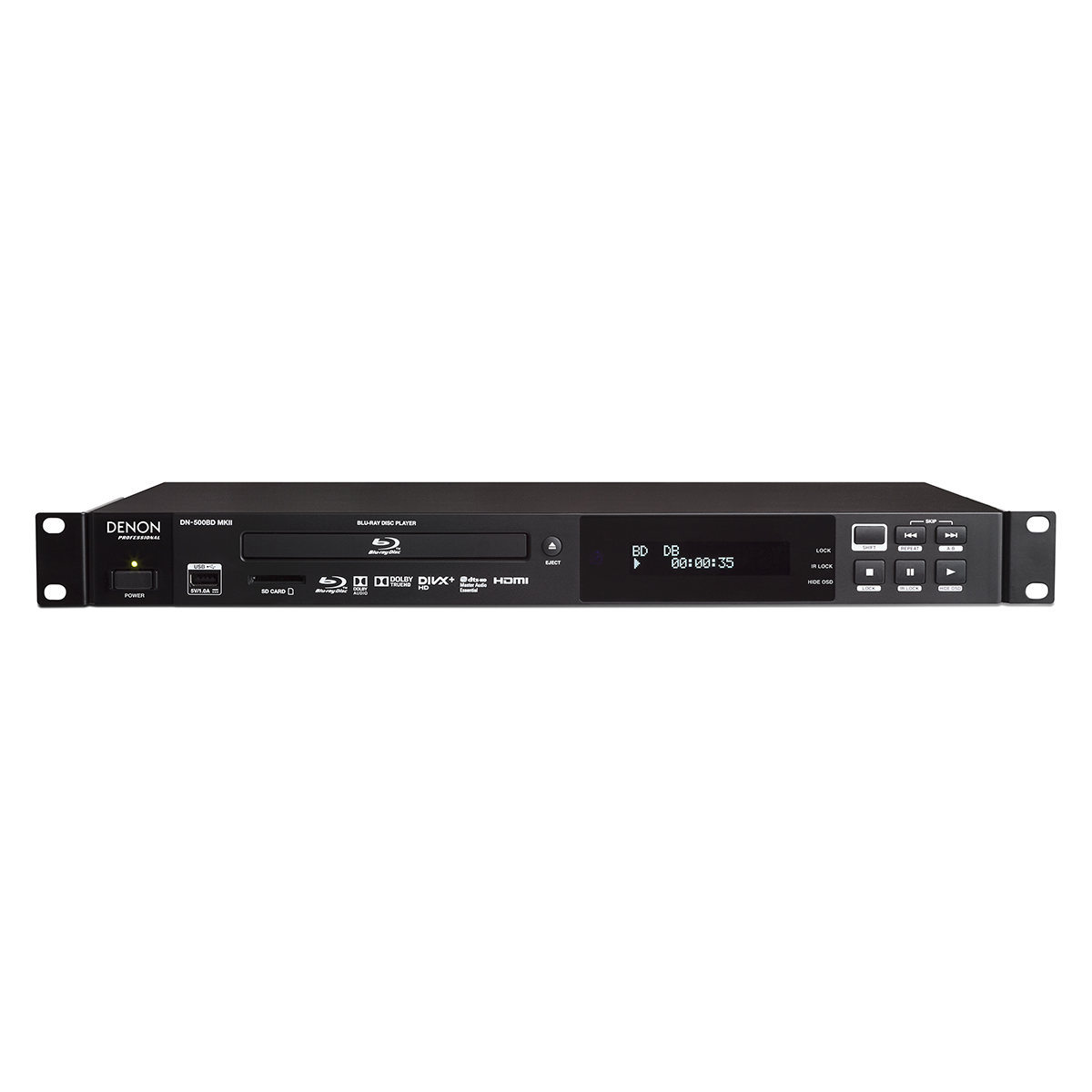 Denon Pro DN-500BD MKII Blu-Ray, DVD and CD/SD/USB Player