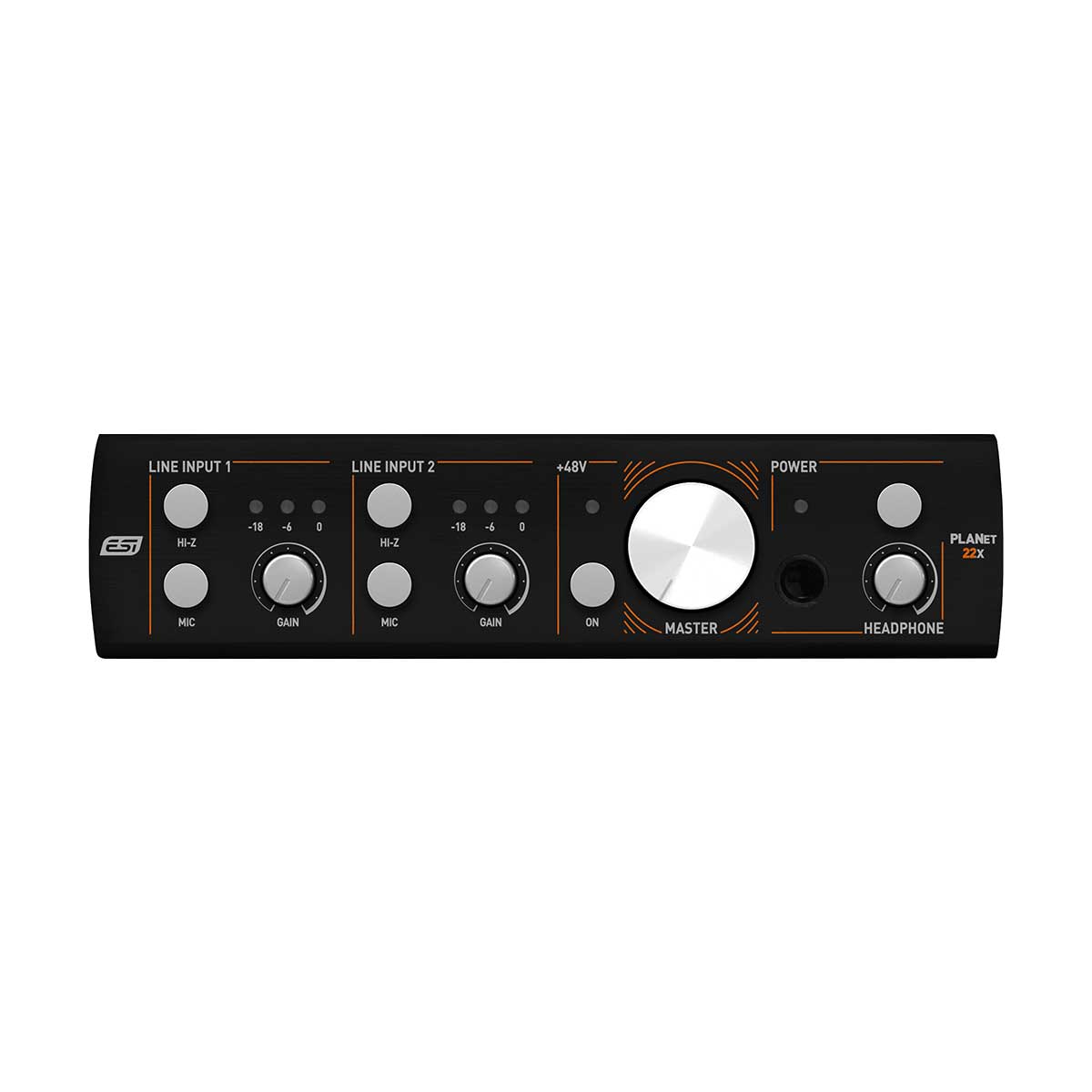 ESI planet 22x Professional Dante audio interface with 2 inputs / 2 outputs