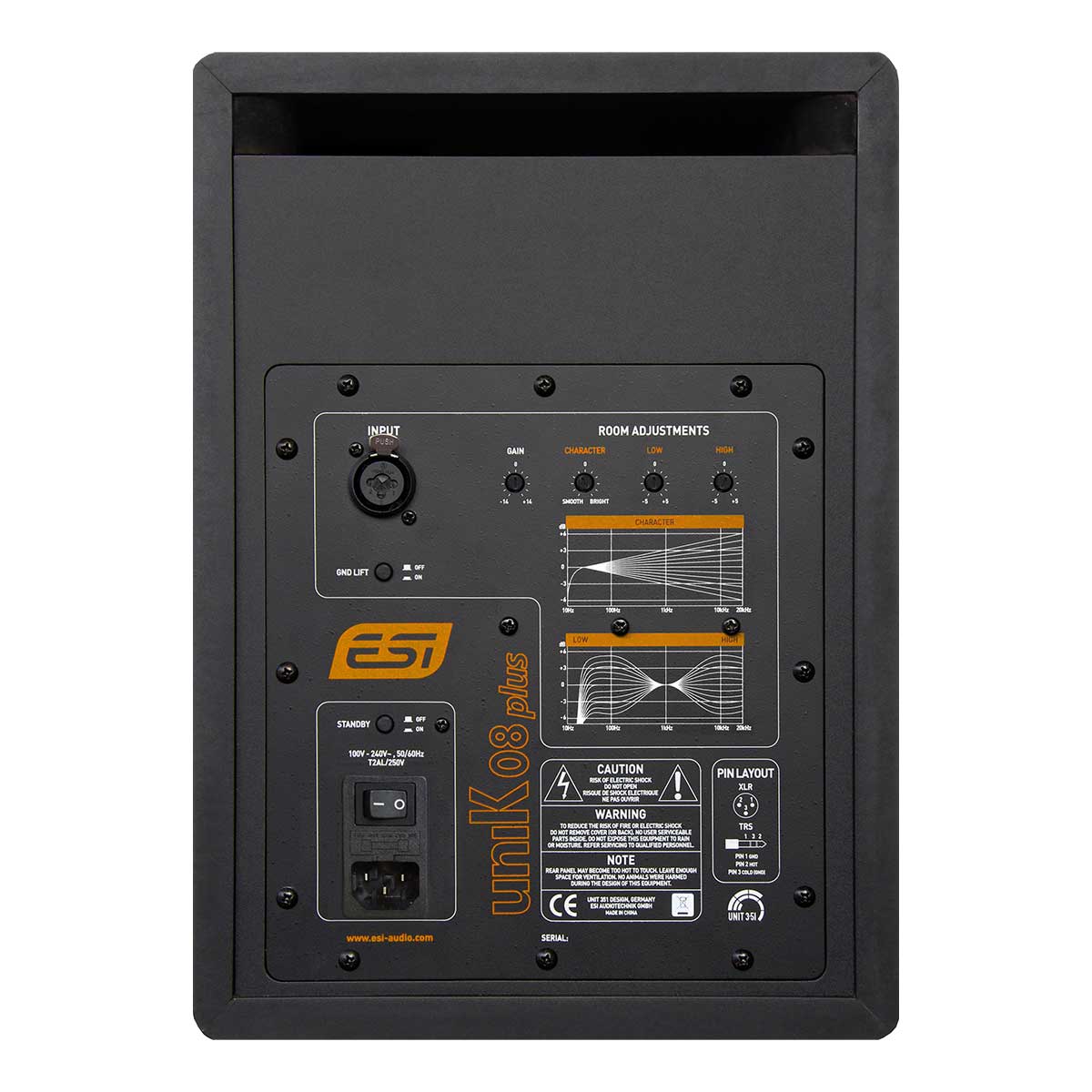 ESI uniK 08+ Professional Active Reference 8" Studio Monitor (SINGLE)