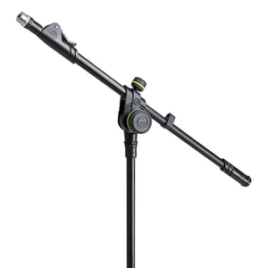 Gravity MS2322B Microphone Stand W/ Round Base & 2 Point Adj Telescoping Boom