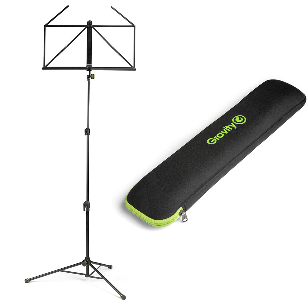 Gravity NS 441 B Folding Music Stand with Carry Bag