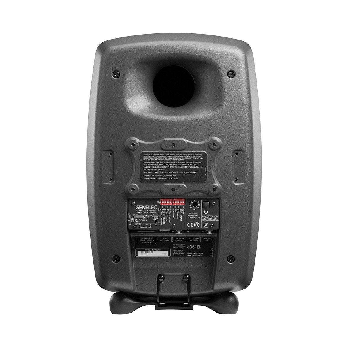 8351b Rear Genelec 8351B SAM Coaxial Studio Monitors (Single) - Sounds Easy