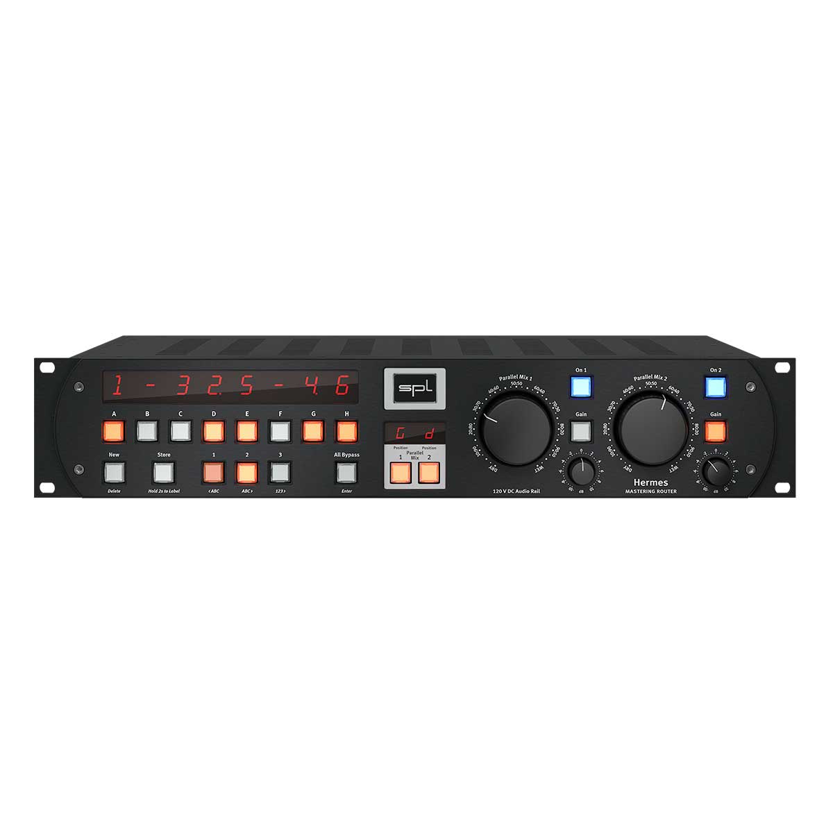 SPL Hermes Mastering Router with dual Parallel Mix - Black