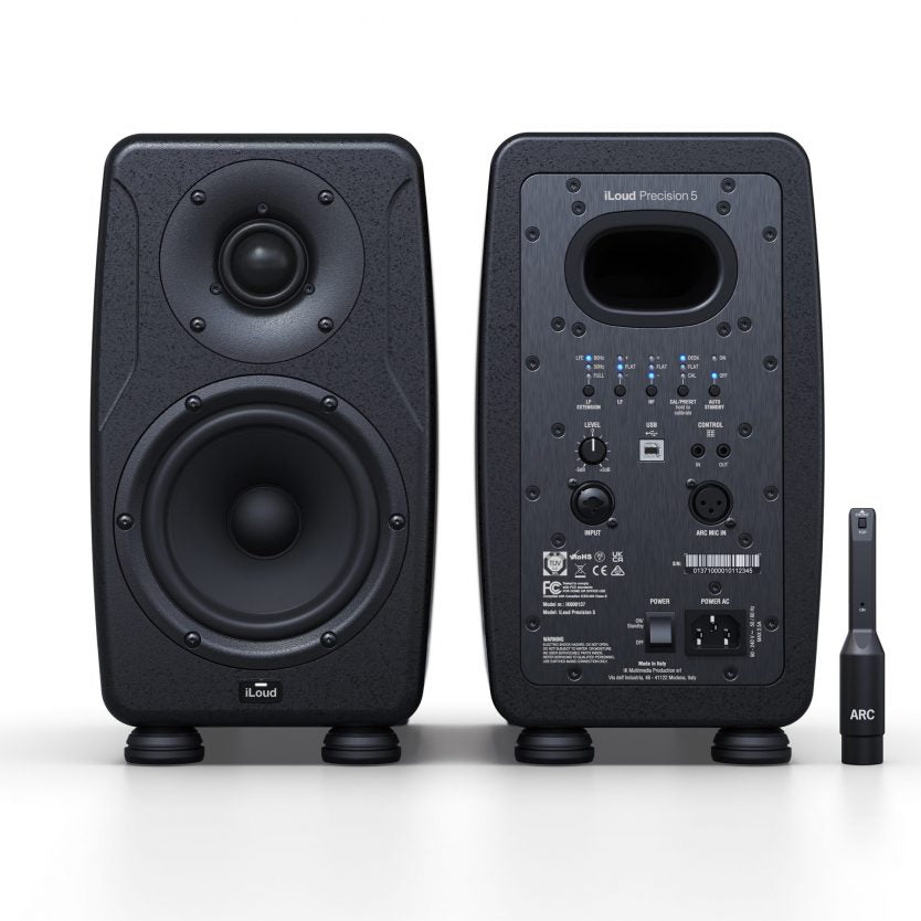 IK Multimedia iLoud Precision 5 Handcrafted 5" Digitally Controlled Studio Monitor (SINGLE)