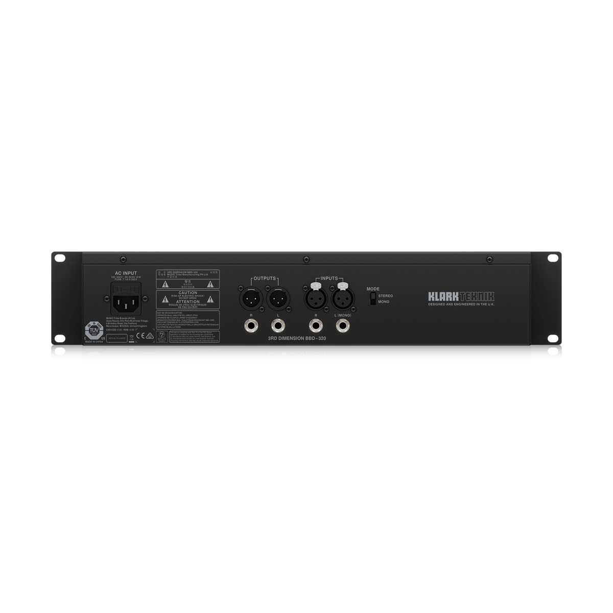 KLARK TEKNIK 3RD DIMENSION BBD-320 Analog Multi-Dimensional Signal Processor with BBD Technology