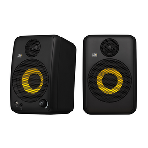 KRK GoAux 4 Portable Studio Monitors 2-Way 4"; Bi-amped Class D Power w/ measurement microphone