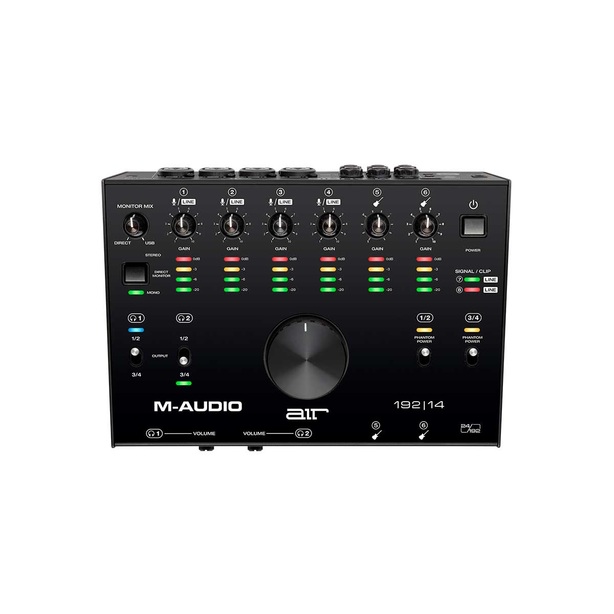 M-Audio AIR 192|14 8-In/4-Out 24/192 USB Audio Interface