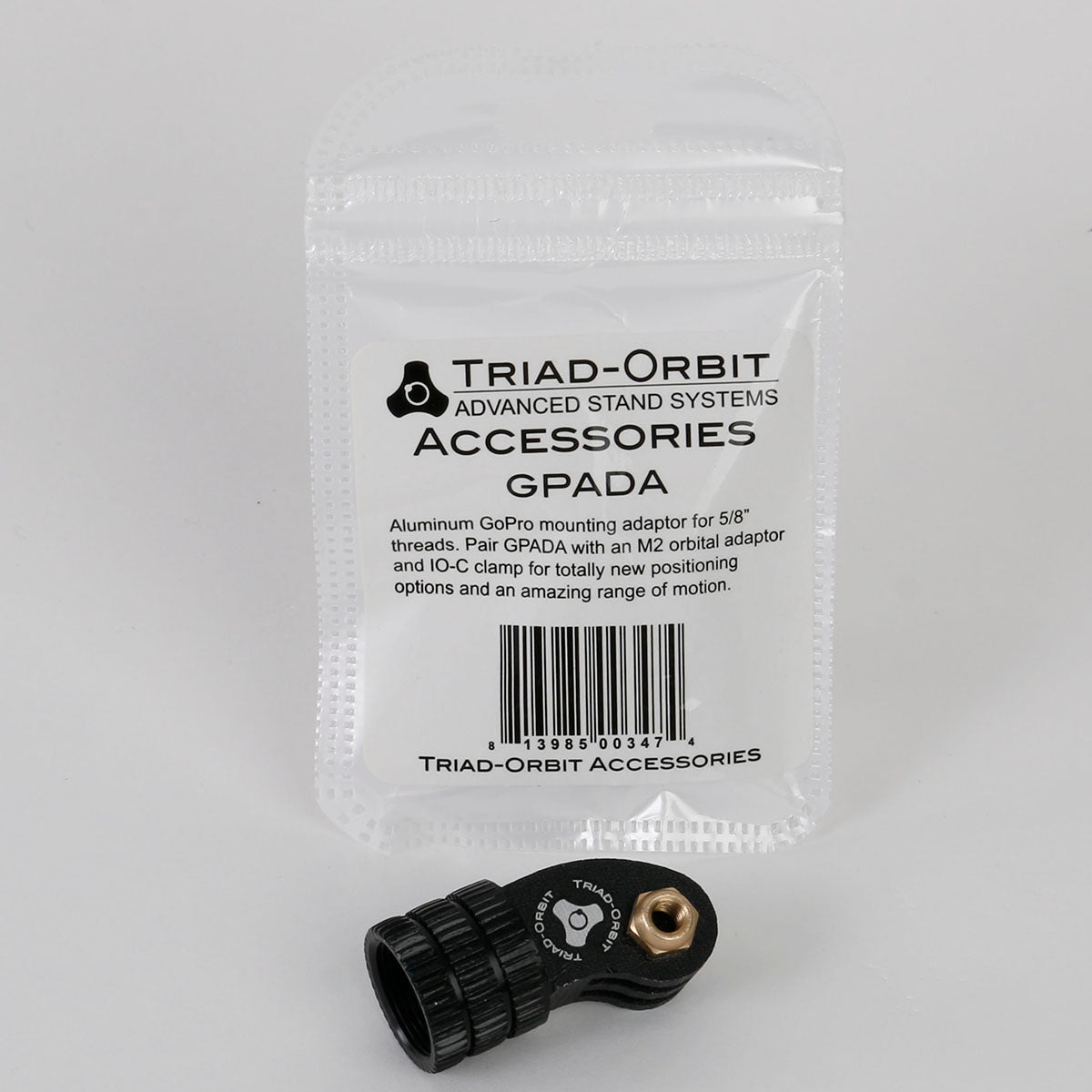 Triad-Orbit GoPro Head Adapter, 5/8″ Threads