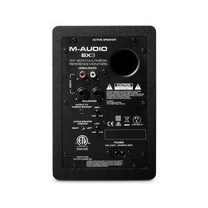 M-Audio BX3 BT 3.5” Black Kevlar® 120-Watt Multimedia Reference Monitors - PAIR