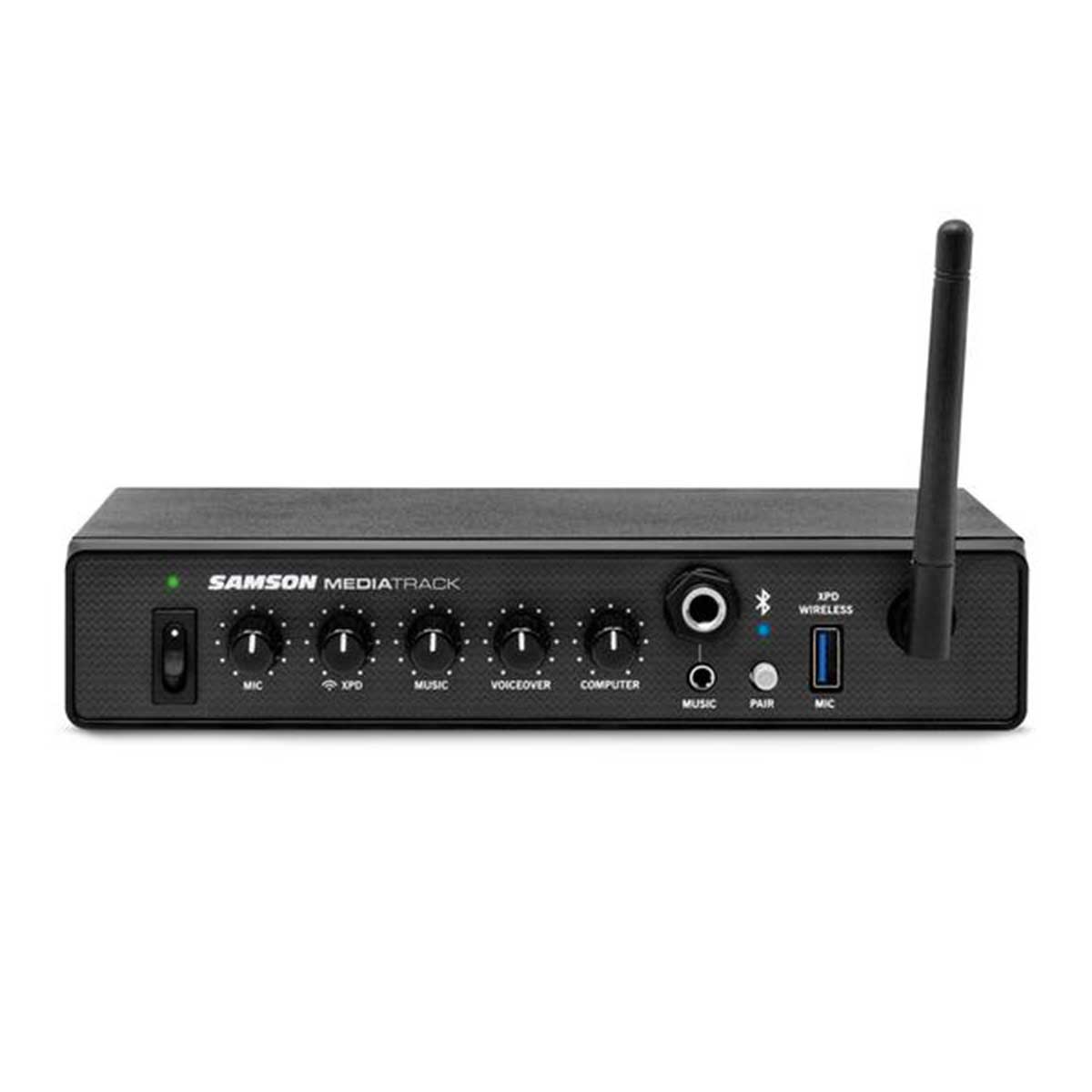 Samson Mediatrack 4-channel 1U half-rack stereo line mixer