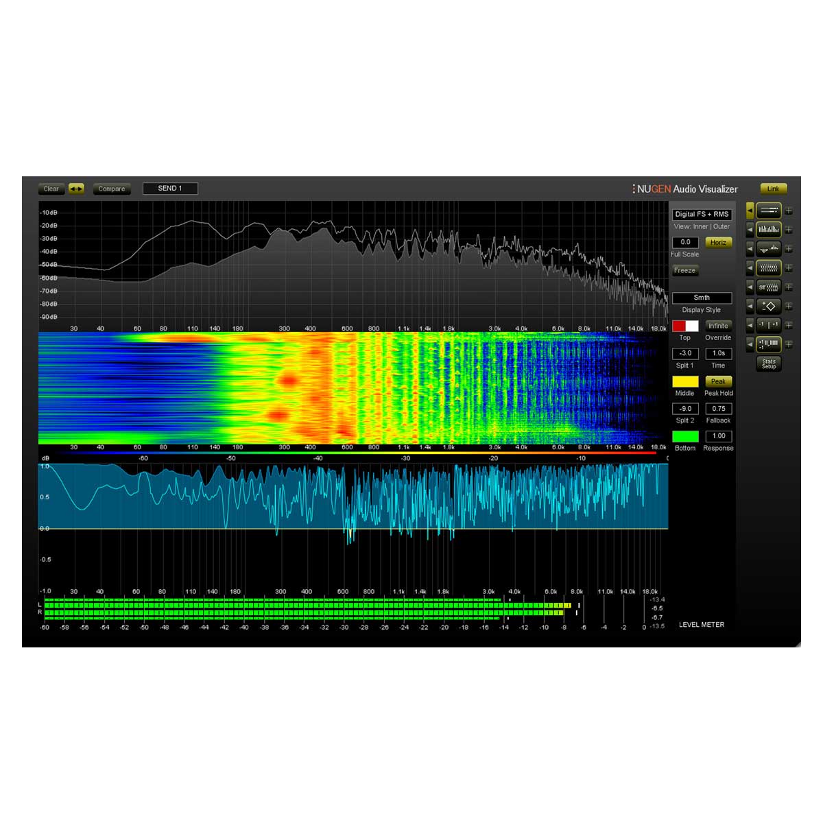 NUGEN Audio Visualizer Comprehensive audio analysis suite