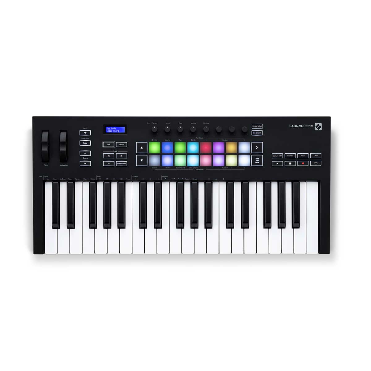 Novation Launchkey 37 MK3 37-Note Keyboard Controller Top