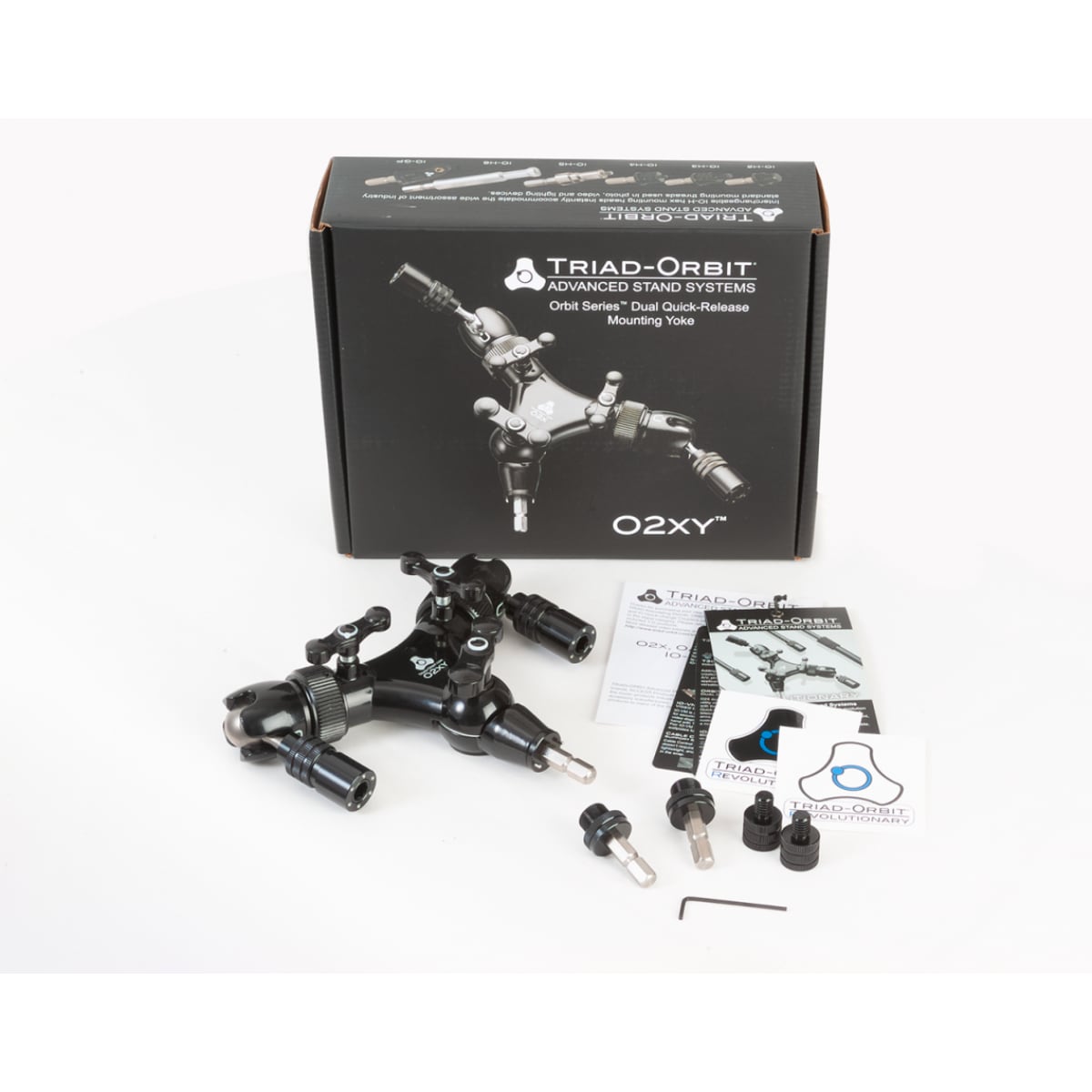 Triad-Orbit O2XY Dual Arm Orbital Boom without Arms