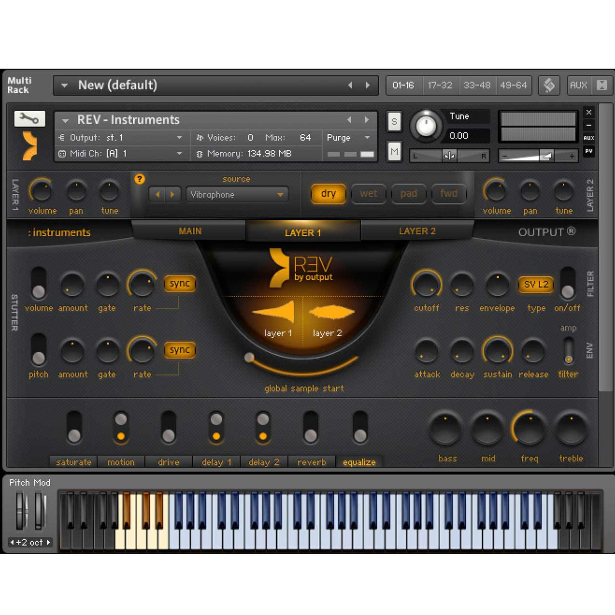 Output Reverse - Software Instrument SCREENSHOT