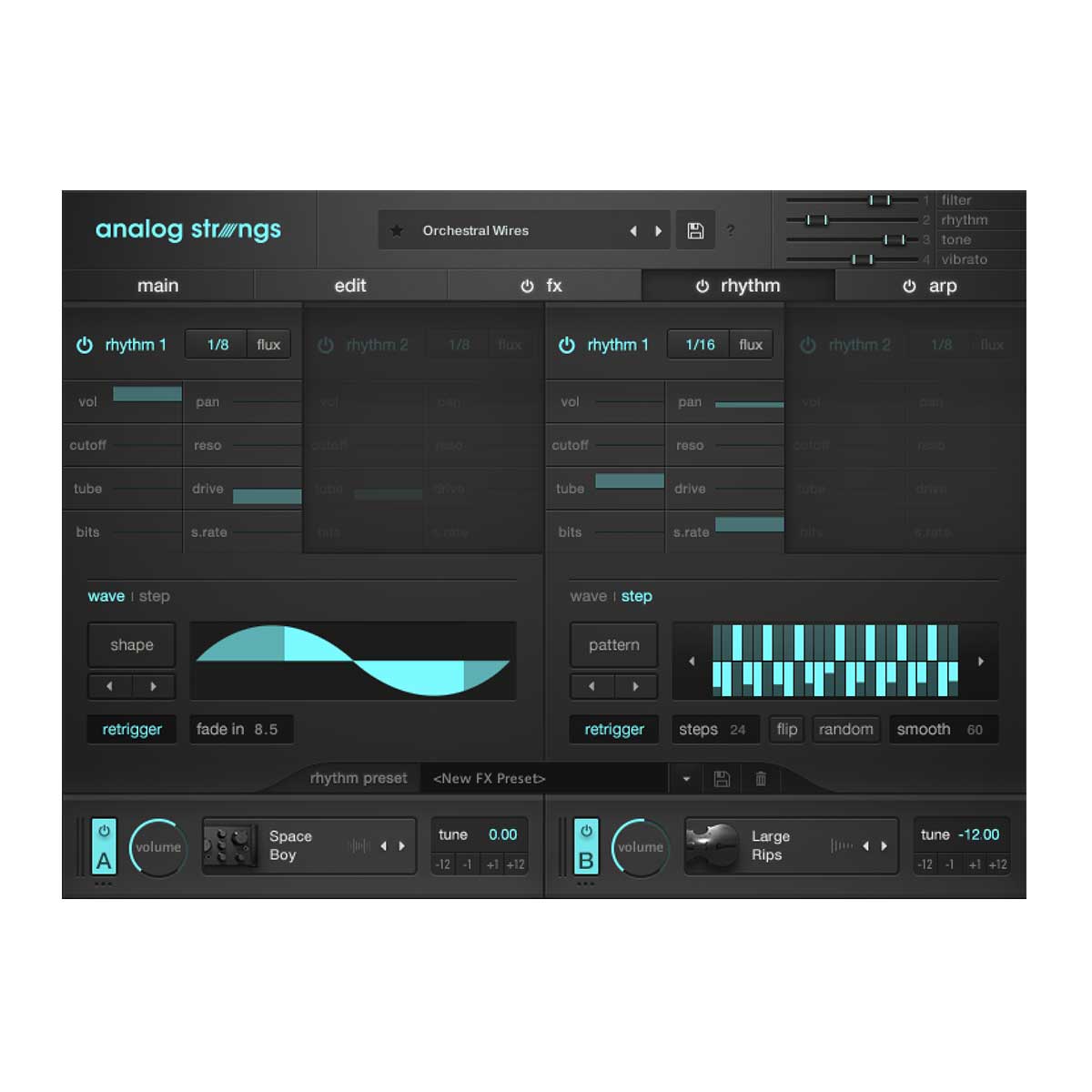 Output Analog Strings