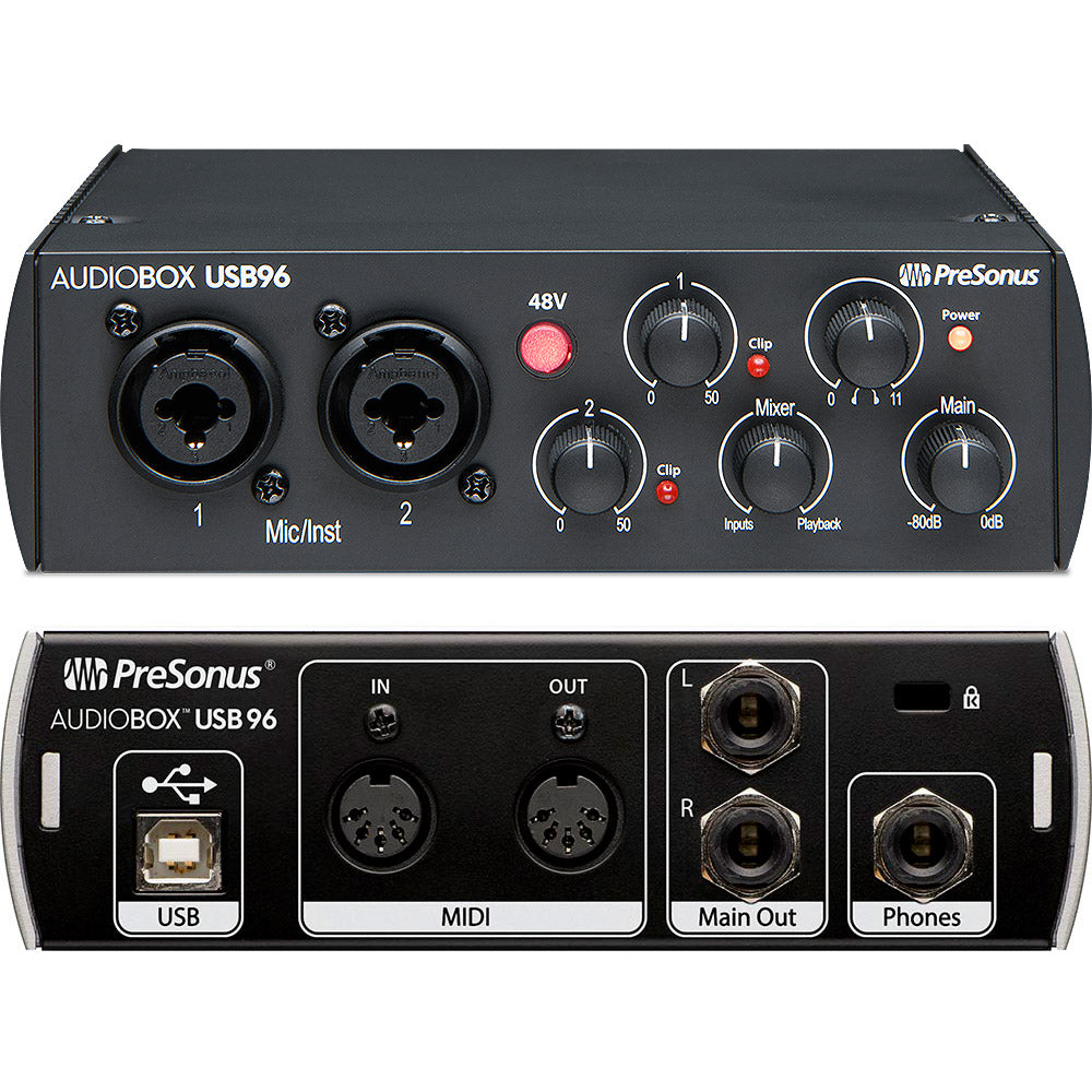 PreSonus 2x2 USB 96k Recording Interface Black 25th anniversary Edition
