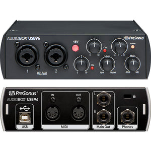 PreSonus 2x2 USB 96k Recording Interface Black 25th anniversary Edition
