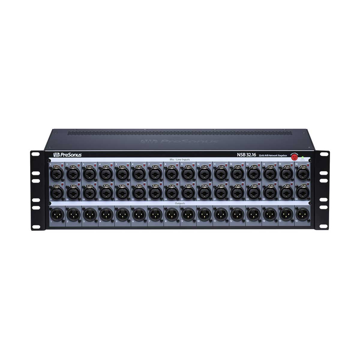 PreSonus NSB3216 32x16 AVB network stage box for StudioLive Series III console mixers