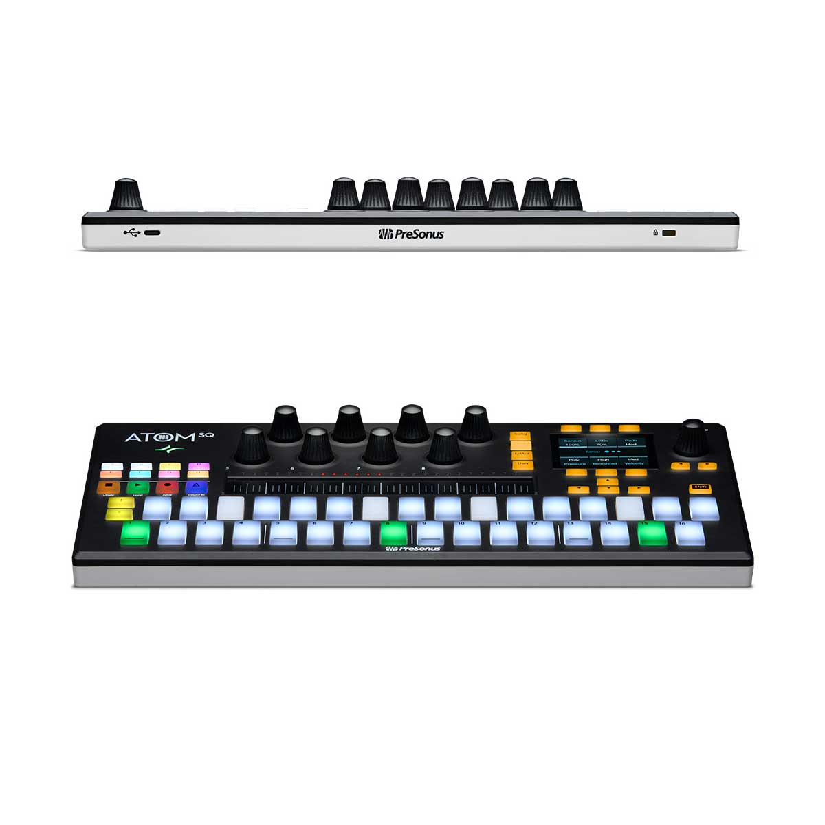 PreSonus ATOM SQ Hybrid MIDI Keyboard/Pad Performance and Production Controll
