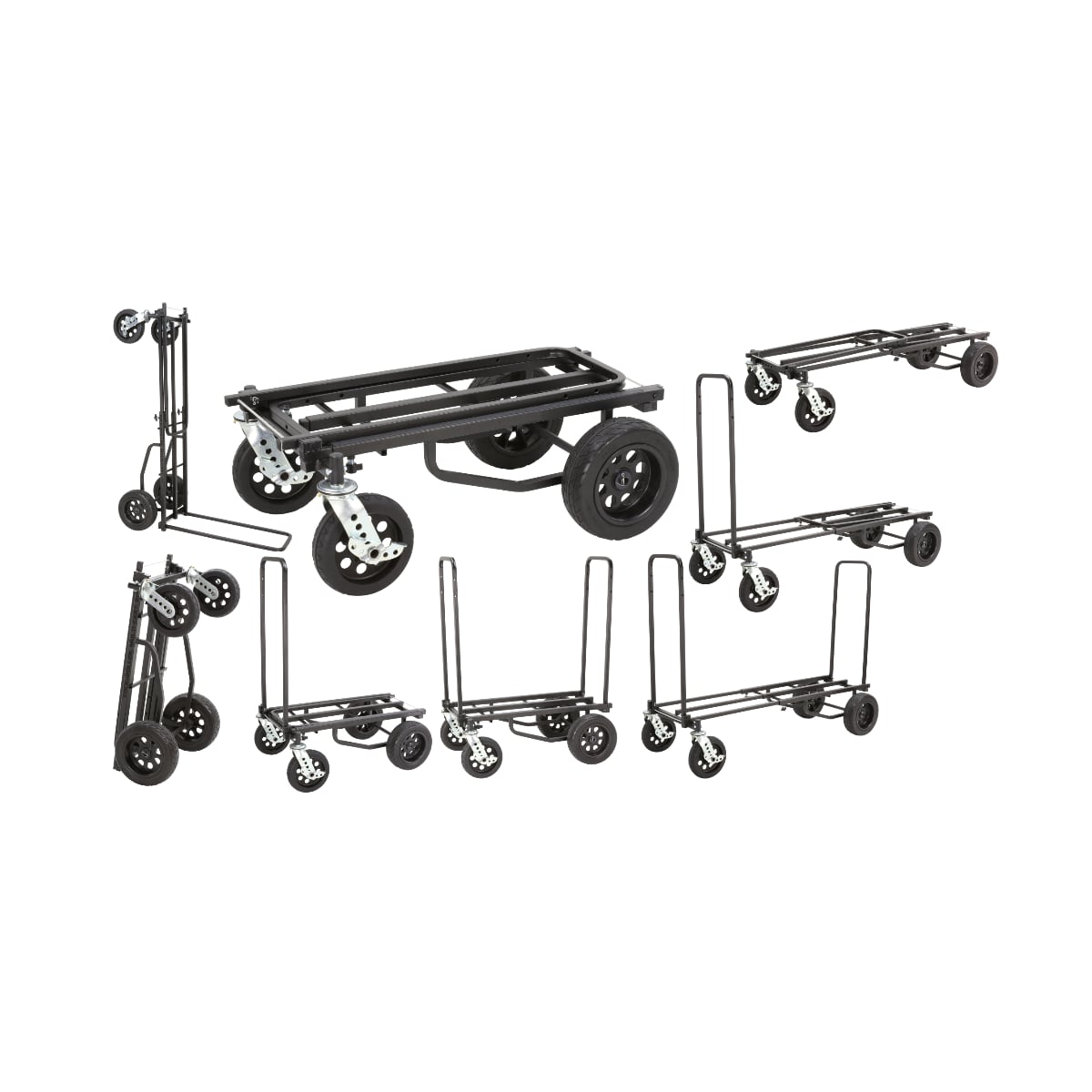 Rock N Roller MultiCart - R12 "All Terrain" w/ R Trac, Stealth Black (225kg capacity)