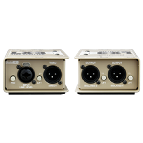 Radial Engineering LX-3 Line Level splitter, passive with 1-input, up to 3 outs (2 Jensen isolated outputs)
