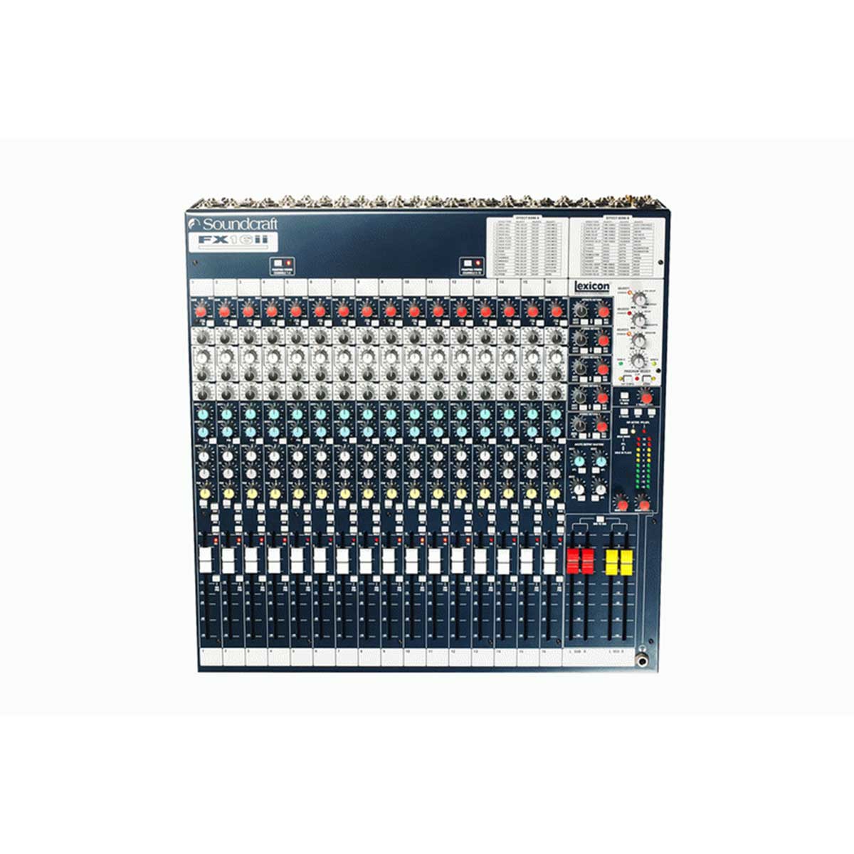 Soundcraft FX16II Recording/Live Mixer with Lexicon Effects
