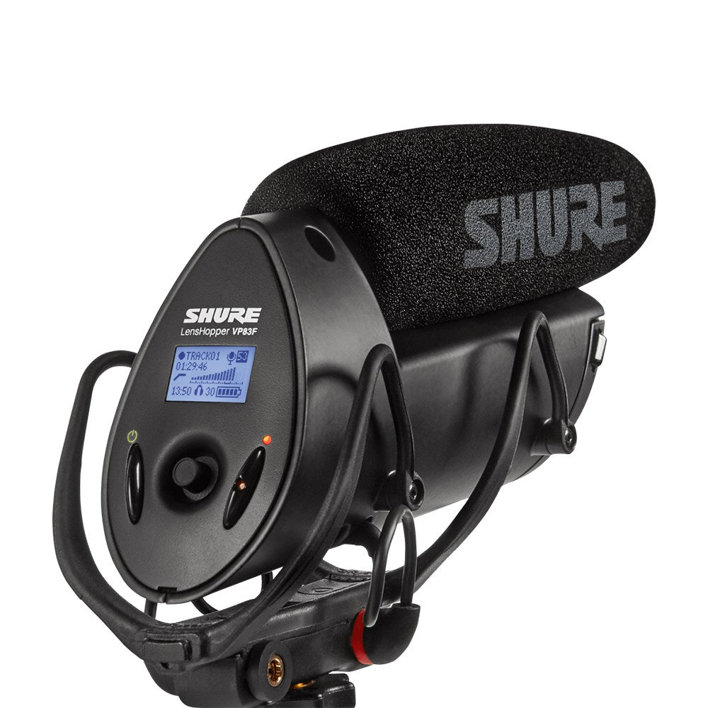Shure VP83F Camera Mount Shotgun Microphone with Flash Recording