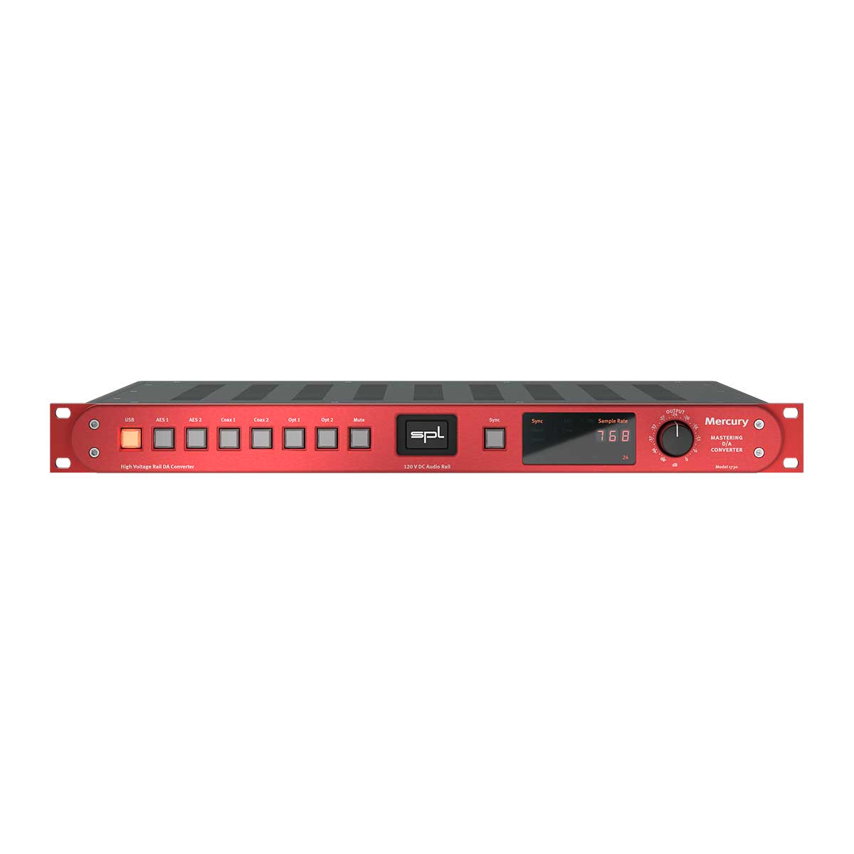 SPL Mercury Mastering DA converter Red