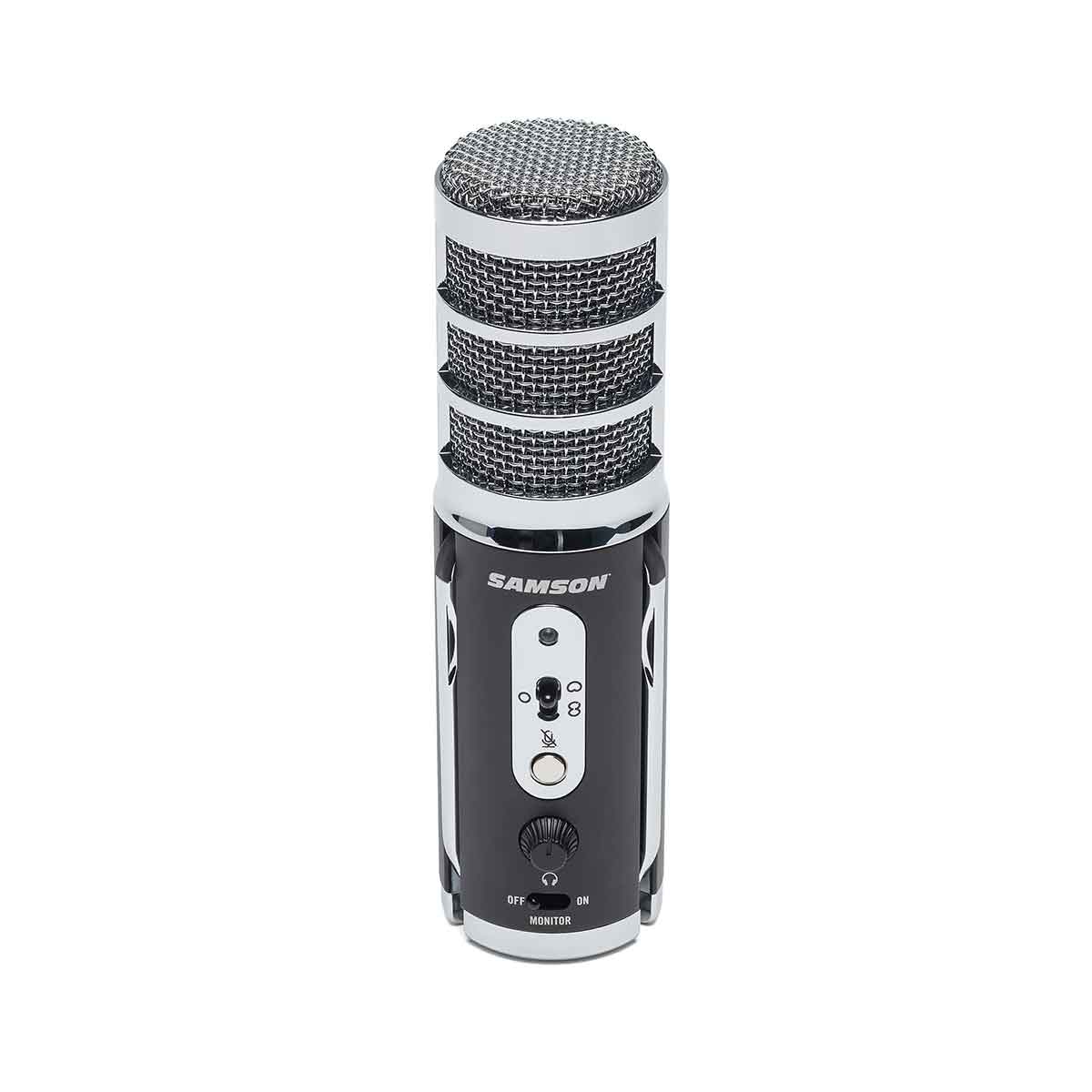 Samson Satellite Multi Pattern Dual Capsule USB IOS Mic Folded
