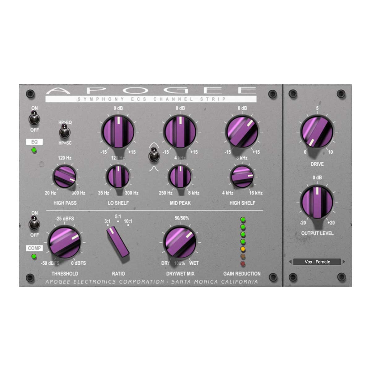 Apogee Symphony ECS Channel Strip (Serial Nr + Download)