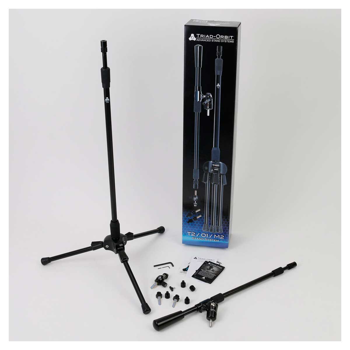 Triad-Orbit T2/O1-L/M2 Stand System Bundle with T2 Standard Tripod, O1-L Orbit Boom, and M2 Micro Adaptor