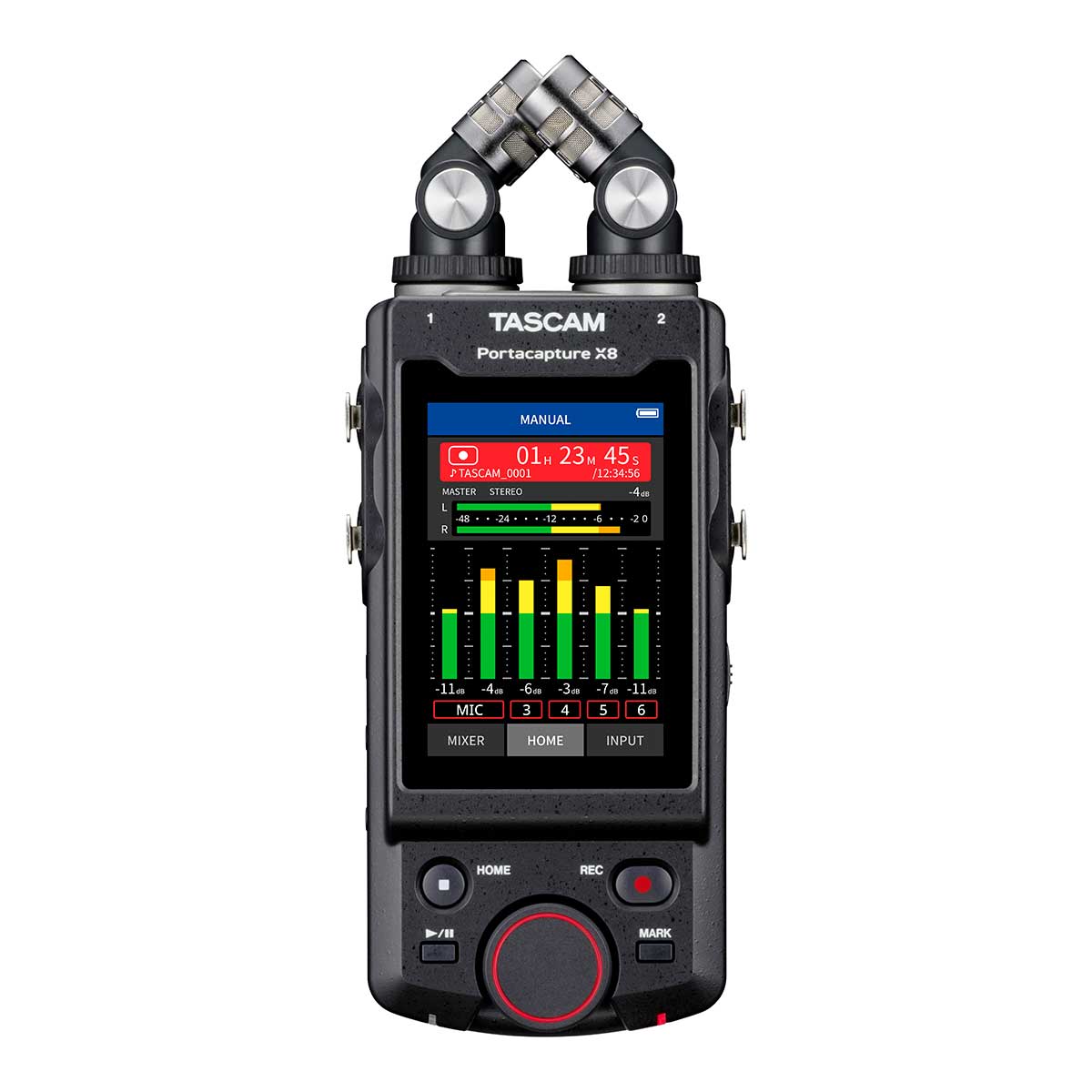 TASCAM Portacapture X8 High Resolution Adaptive Portable Multi-track Recorder