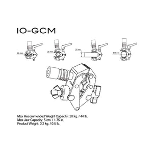 Triad-Orbit IO-GCM Synergy Series IO-Equipped Mini Grip Clamp