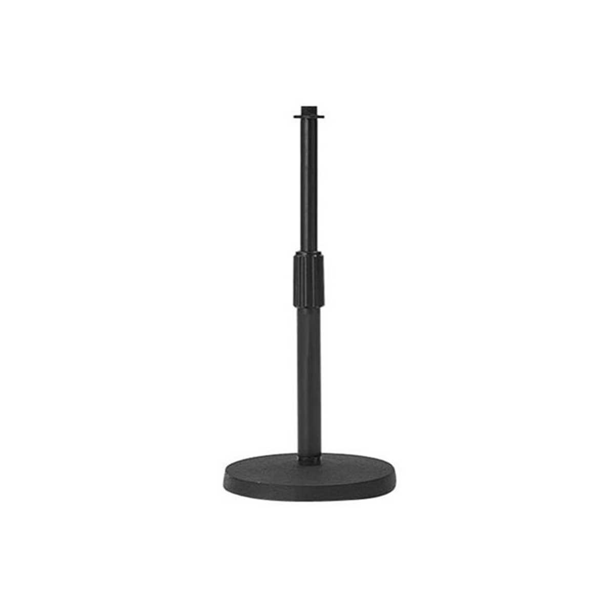 UXL MDS22B Height Adjustable Desktop Microphone Stand with Cast Iron