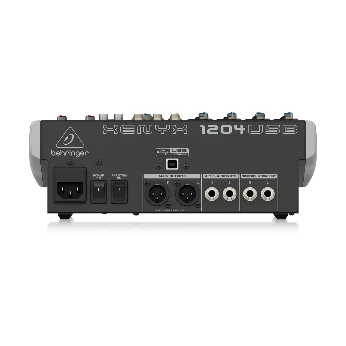 Behringer XENYX 1204USB Rear