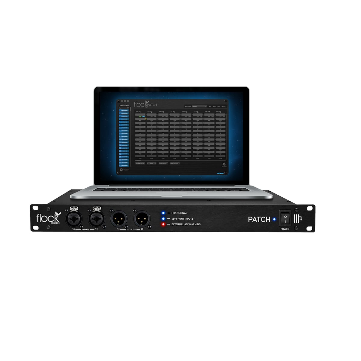 Flock Audio PATCH 64 (32x32) Analog Patch Routing System