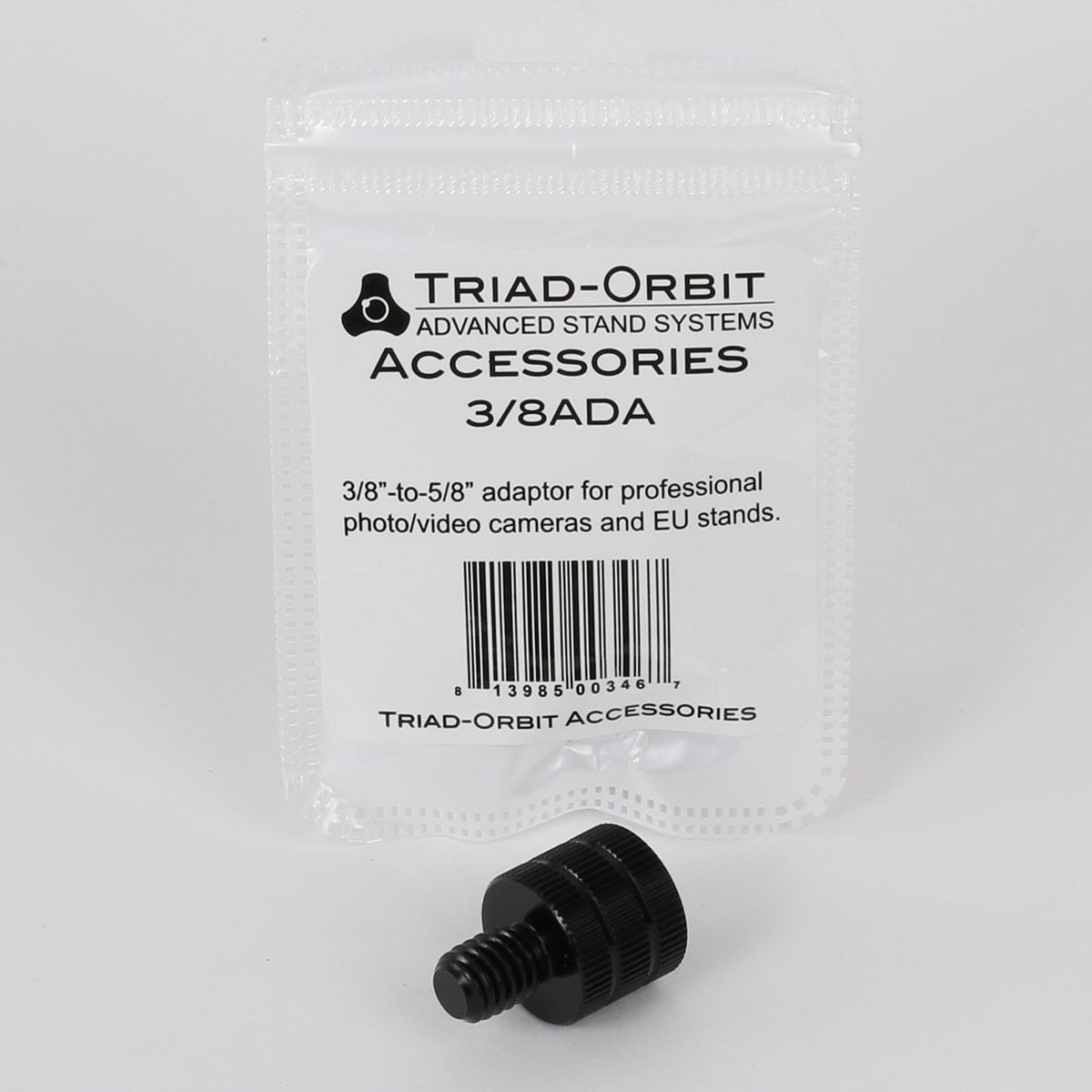 Triad-Orbit 3/8ADA, 5/8″ Female To 3/8″ Male IO-H Adapter