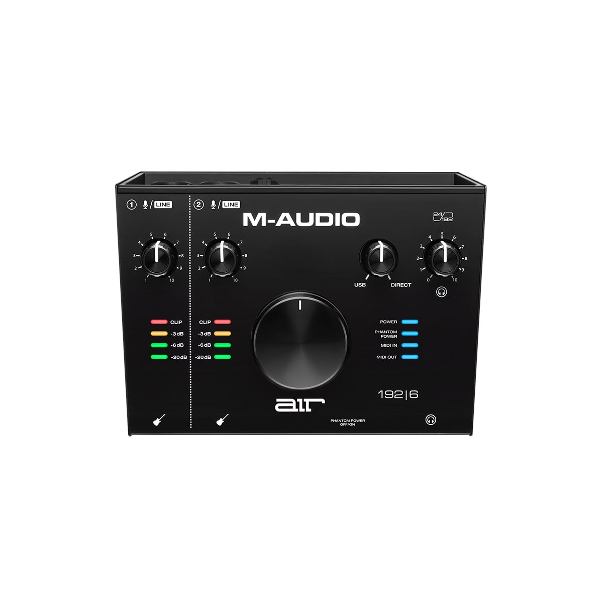 AIR192 | 6: 2-In 2-Out 24/192 MIDI I|O USB ProTools