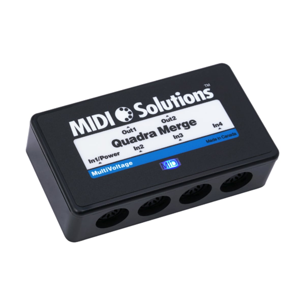 MIDI SOLUTIONS 4 OUTPUT MERGE BOX Main View