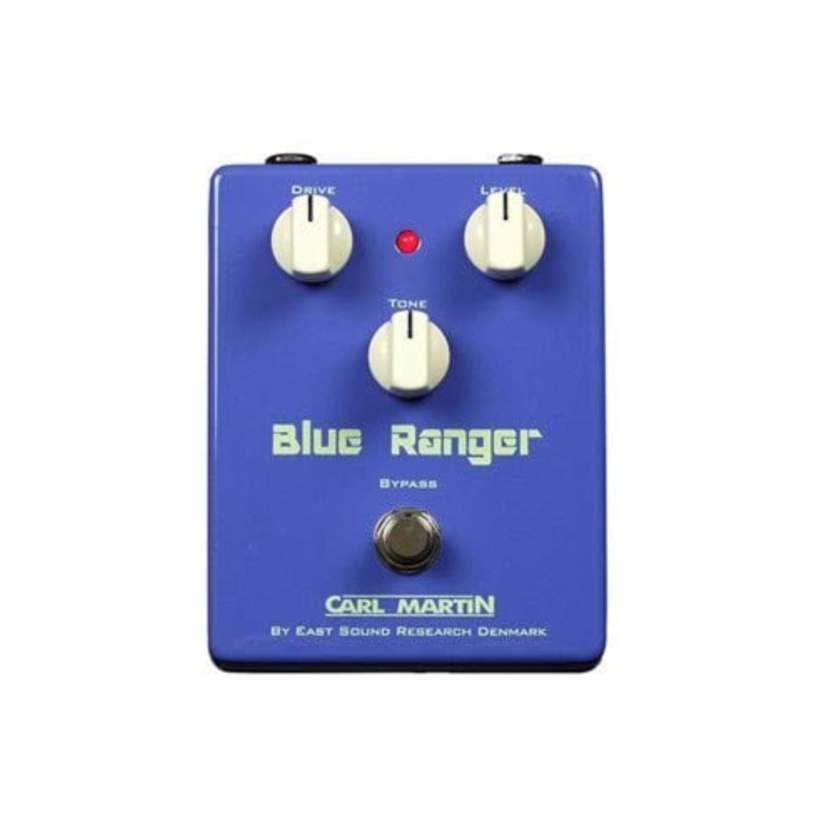 Carl Martin Blue Ranger Distortion & Overdrive Pedal Front View