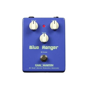 Carl Martin Blue Ranger Distortion & Overdrive Pedal Front View