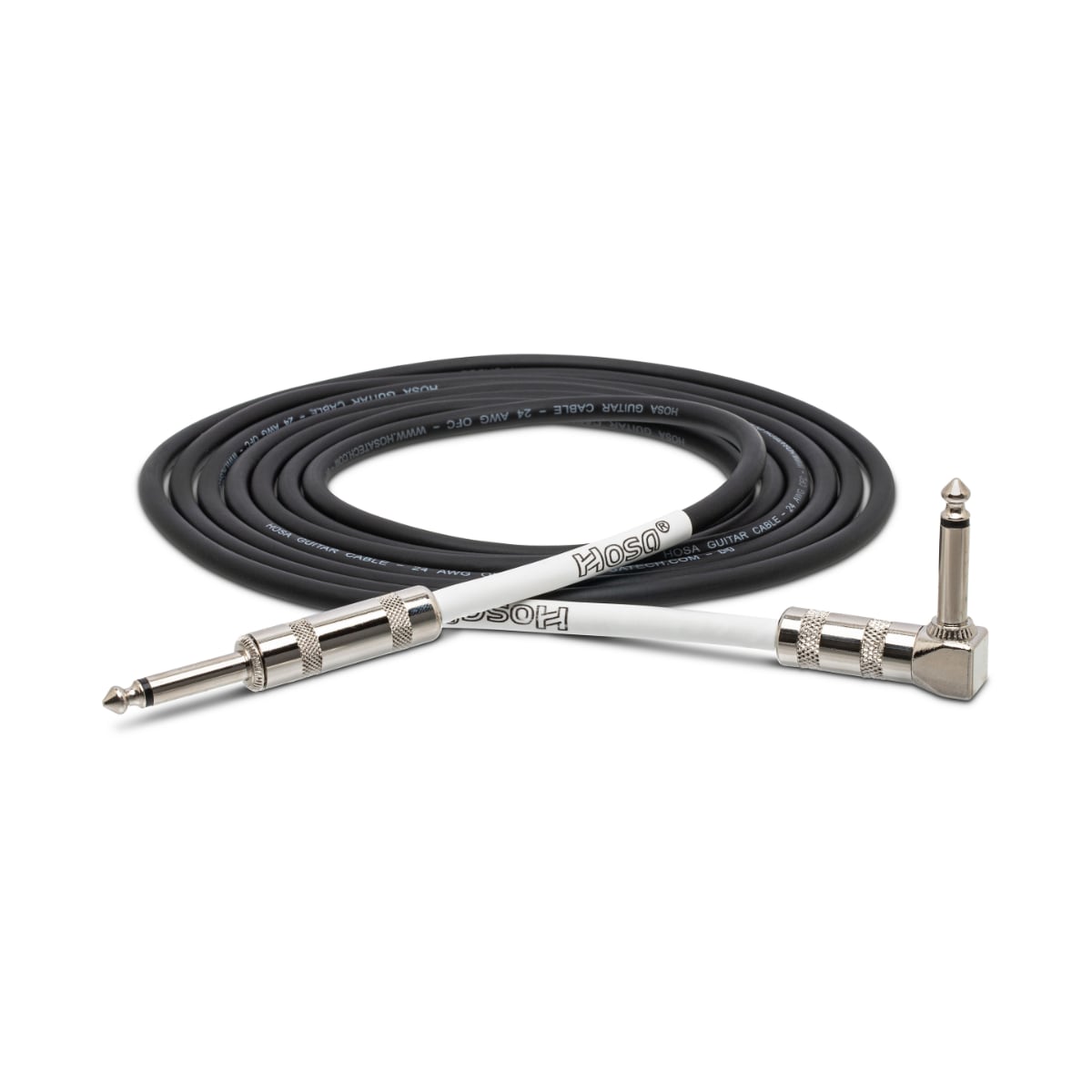 Hosa Straight to Right-angle Guitar Cable