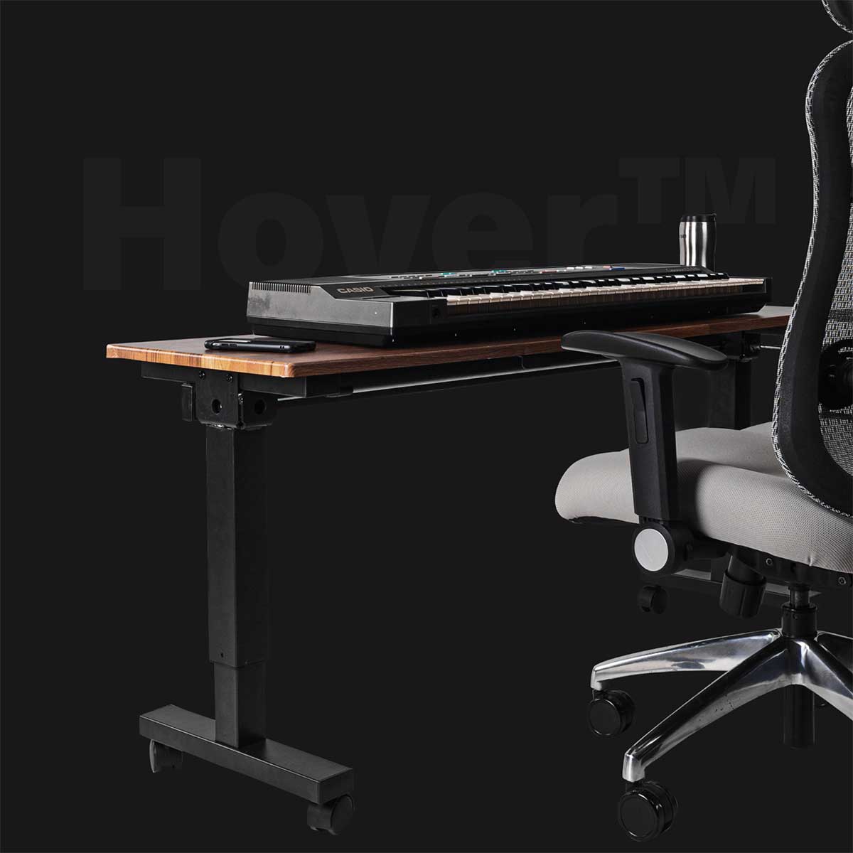 Wavebone Hover 1400 Height Adjustable Keyboard Trolley