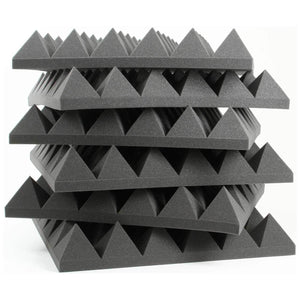 Acoustic Panels - Auralex 2” Studiofoam Pyramids 2ft X 2ft Panels (12Pax)